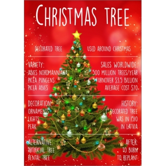 12464 Christmas tree info ENGELSTALIG